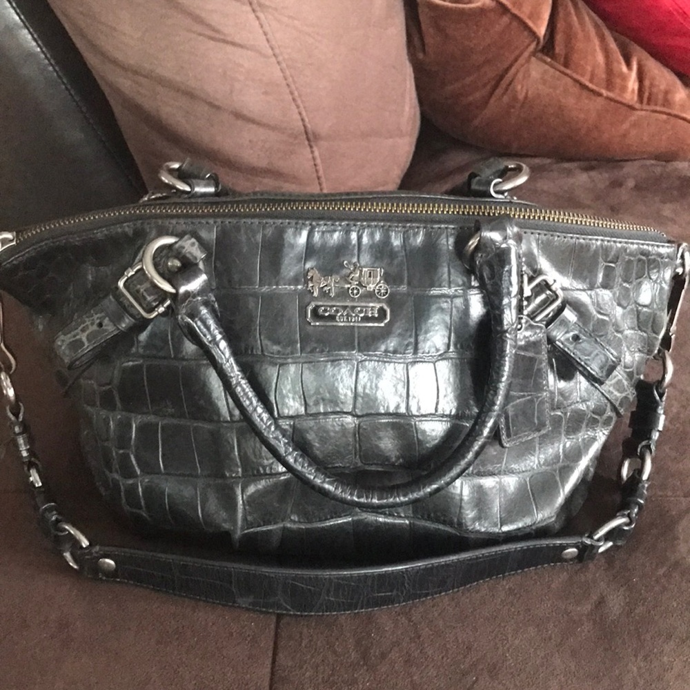 Authentic alligator Coach purse